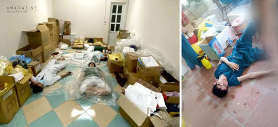 Những khoảnh khắc chạm đến trái tim tại tâm dịch Covid-19 ở Bắc Giang