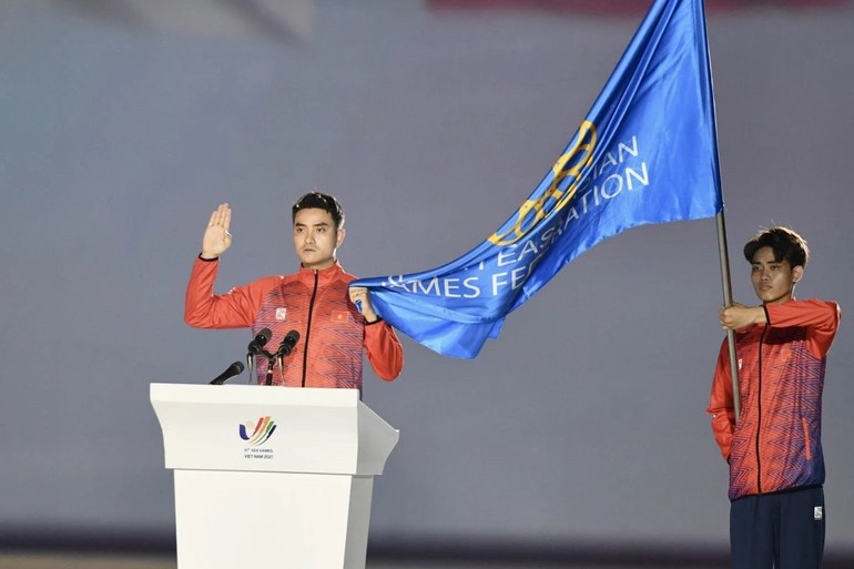 Không khí sôi động tại Lễ khai mạc SEA Games 31