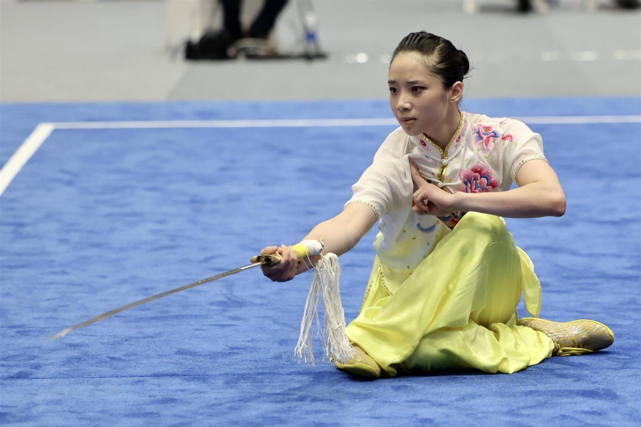 Khoảnh khắc giành HCV kiếm thuật của Dương Thúy Vi tại SEA Games 31