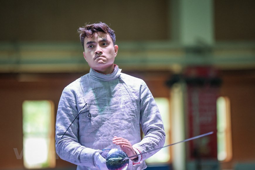 Màn đấu kiếm căng thẳng tại SEA Games 31 của kiếm thủ Vũ Thành An Màn đấu kiếm căng thẳng tại SEA Games 31 của kiếm thủ Vũ Thành An