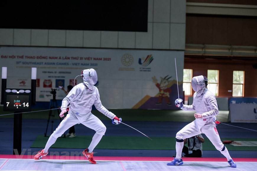 Màn đấu kiếm căng thẳng tại SEA Games 31 của kiếm thủ Vũ Thành An Màn đấu kiếm căng thẳng tại SEA Games 31 của kiếm thủ Vũ Thành An
