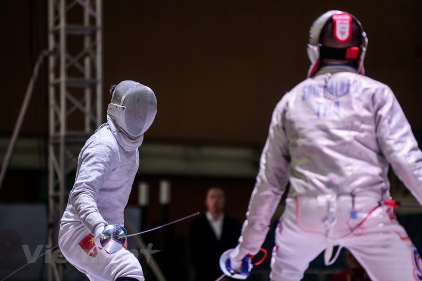 Màn đấu kiếm căng thẳng tại SEA Games 31 của kiếm thủ Vũ Thành An Màn đấu kiếm căng thẳng tại SEA Games 31 của kiếm thủ Vũ Thành An