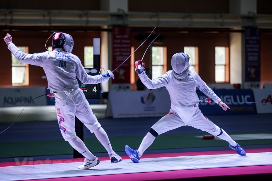 Màn đấu kiếm căng thẳng tại SEA Games 31 của kiếm thủ Vũ Thành An Màn đấu kiếm căng thẳng tại SEA Games 31 của kiếm thủ Vũ Thành An