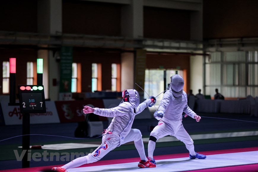 Màn đấu kiếm căng thẳng tại SEA Games 31 của kiếm thủ Vũ Thành An Màn đấu kiếm căng thẳng tại SEA Games 31 của kiếm thủ Vũ Thành An