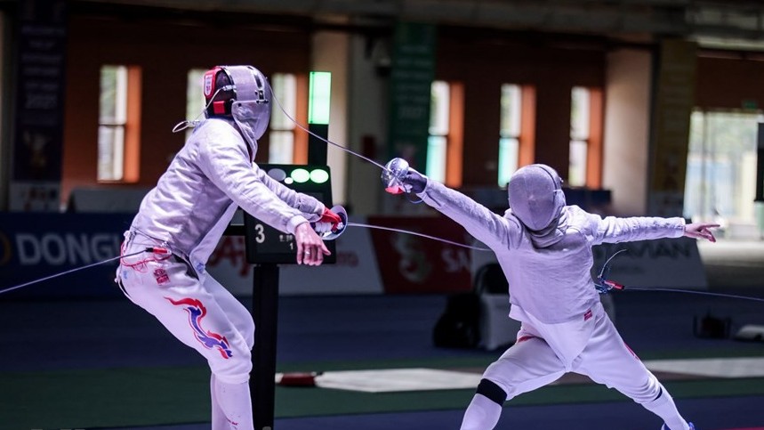 Màn đấu kiếm căng thẳng tại SEA Games 31 của kiếm thủ Vũ Thành An