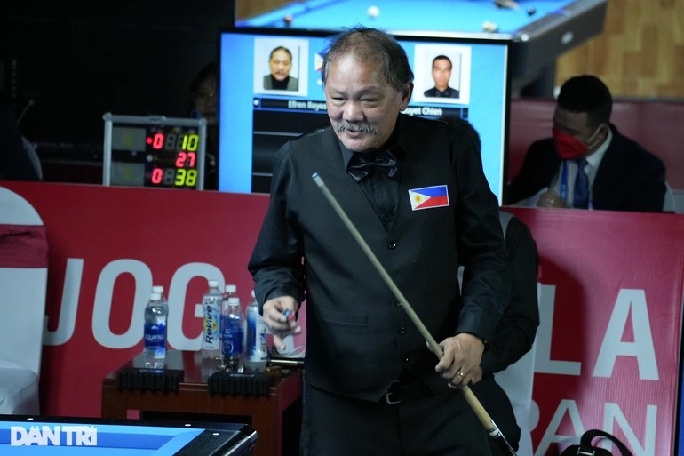 Efren Reyes đã có những trải nghiệm tuyệt vời ở Việt Nam. (Ảnh: Quân Đỗ).