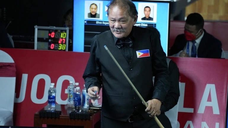 SEA Games 31: Cơ thủ huyền thoại Efren Reyes ‘sốc’ với tình cảm của cổ động viên Việt Nam