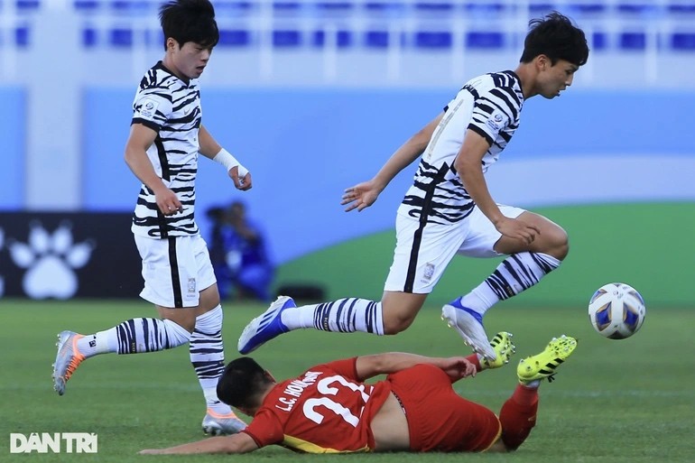 Những pha bóng 'nghẹt thở' tại trận U23 Việt Nam   U23 Hàn Quốc