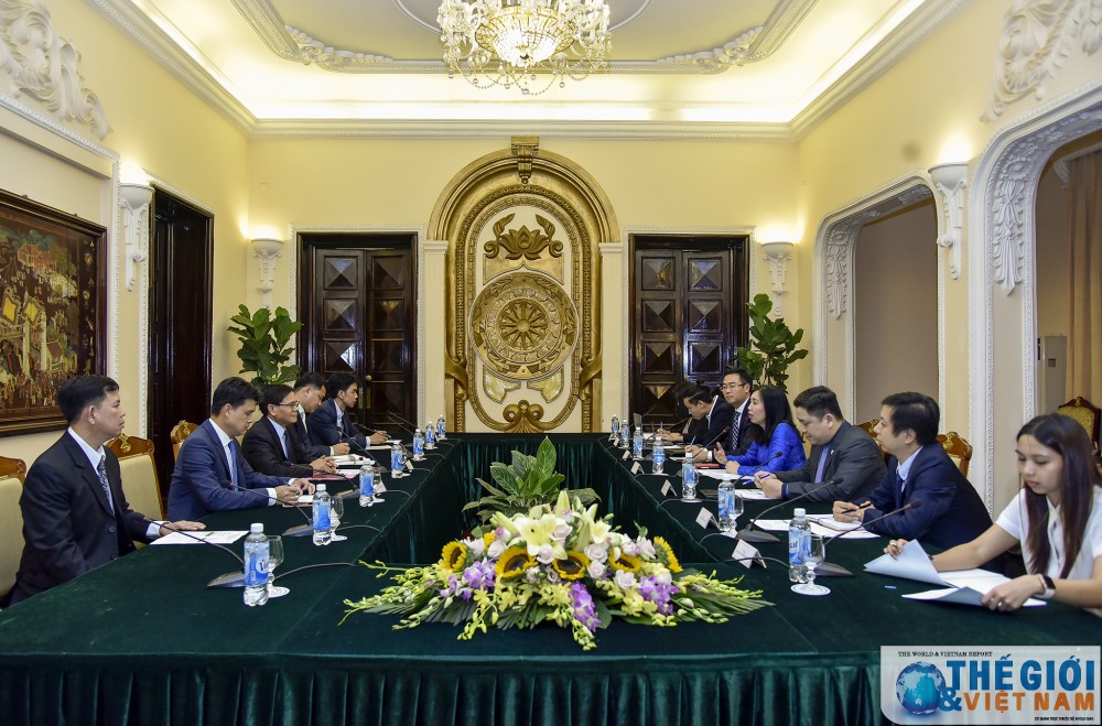 day manh hop tac thong tin doi ngoai giua hai bo ngoai giao viet nam lao