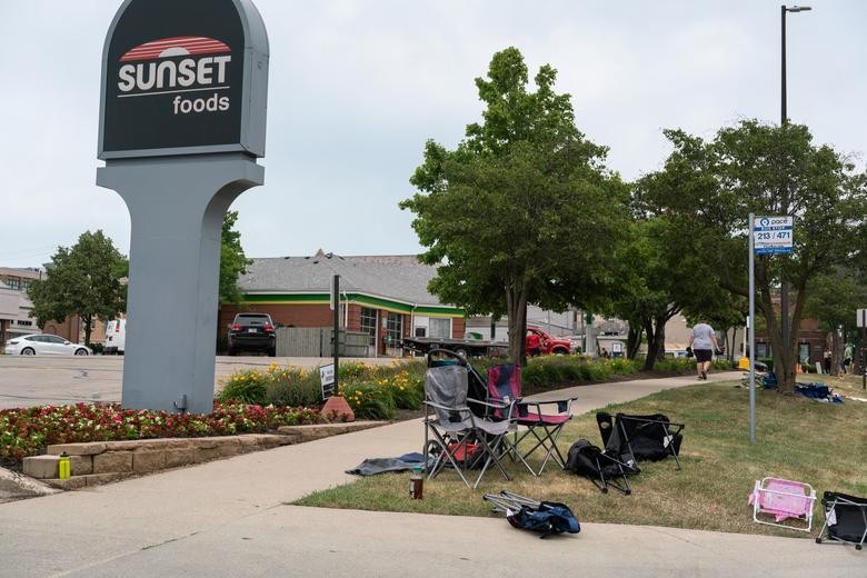 Hiện trường vụ xả súng ở Chicago, Mỹ