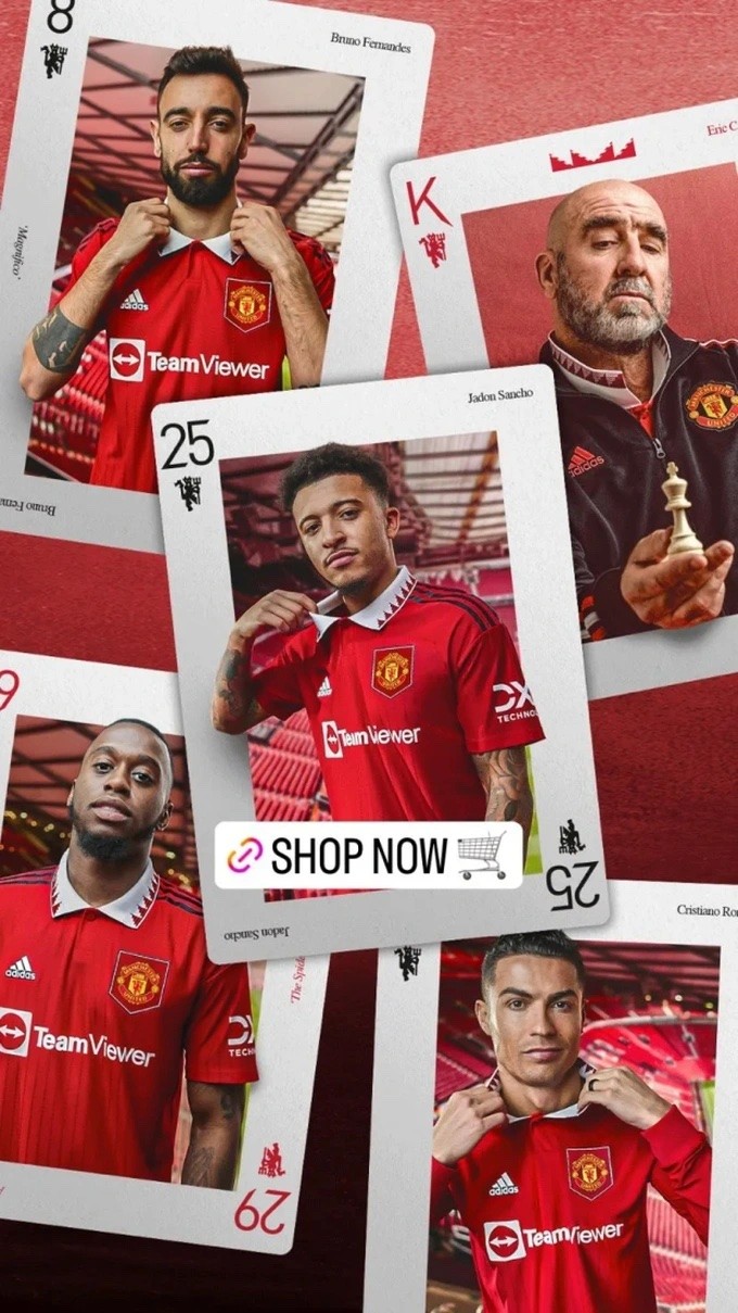 Lần đầu tiên kể từ năm 2015, áo đấu của Man Utd được thiết kế có cổ. (Nguồn: Man Utd)