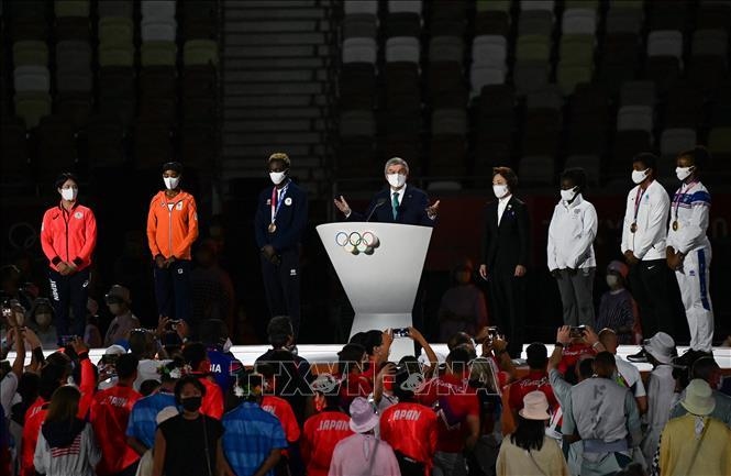 Hình ảnh khó quên tại Lễ bế mạc Olimpic Tokyo 2020