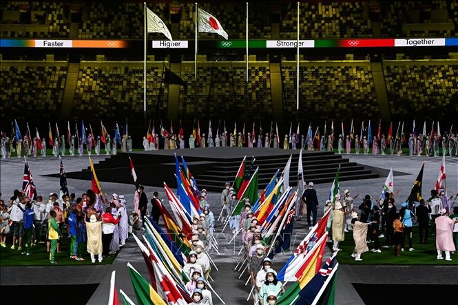 Hình ảnh khó quên tại Lễ bế mạc Olimpic Tokyo 2020