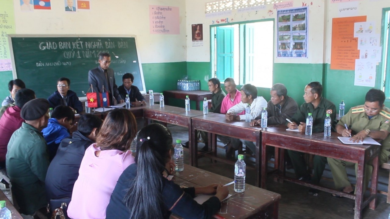 Nhân rộng mô hình kết nghĩa bản - bản ở biên giới Việt Nam-Lào