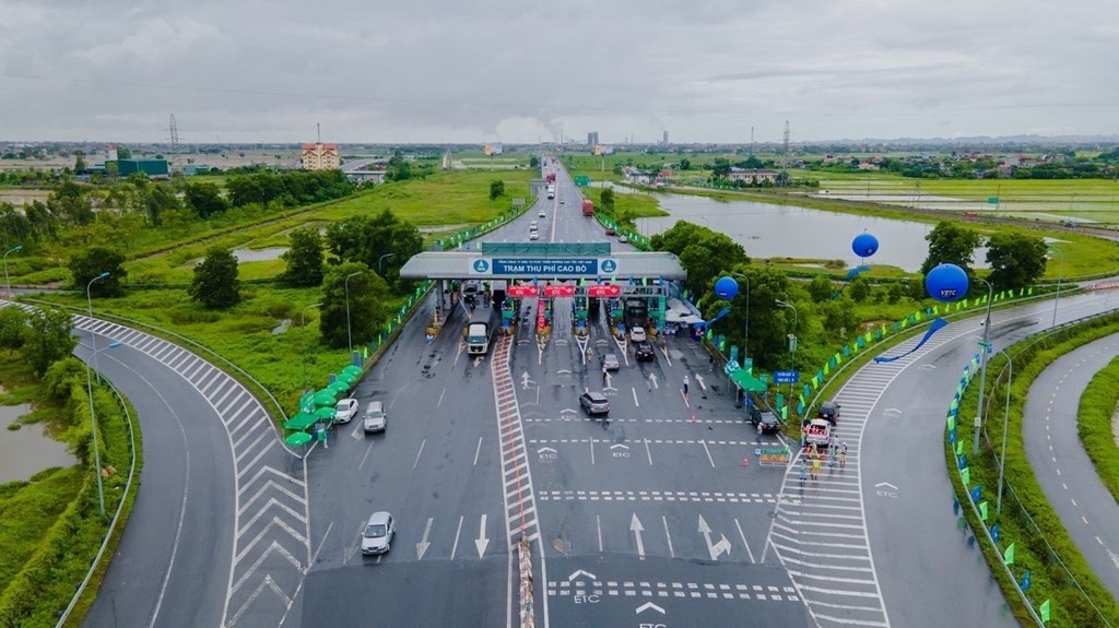 Trạm thu phí tự động trên cao tốc Cầu Giẽ - Ninh Bình. (Nguồn: TTXVN) Trạm thu phí tự động trên cao tốc Cầu Giẽ - Ninh Bình. (Nguồn: TTXVN)