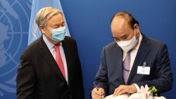 Hình ảnh 'nóng hổi' từ kỳ họp Đại hội đồng Liên hợp quốc khóa 76