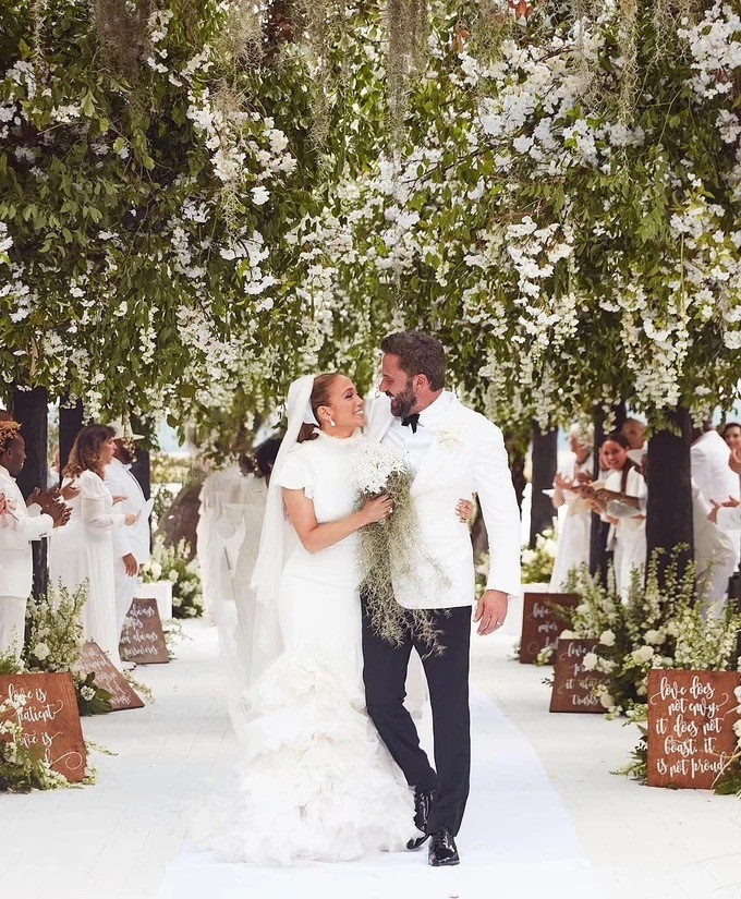 Đám cưới xa hoa của Jennifer Lopez và Ben Affleck