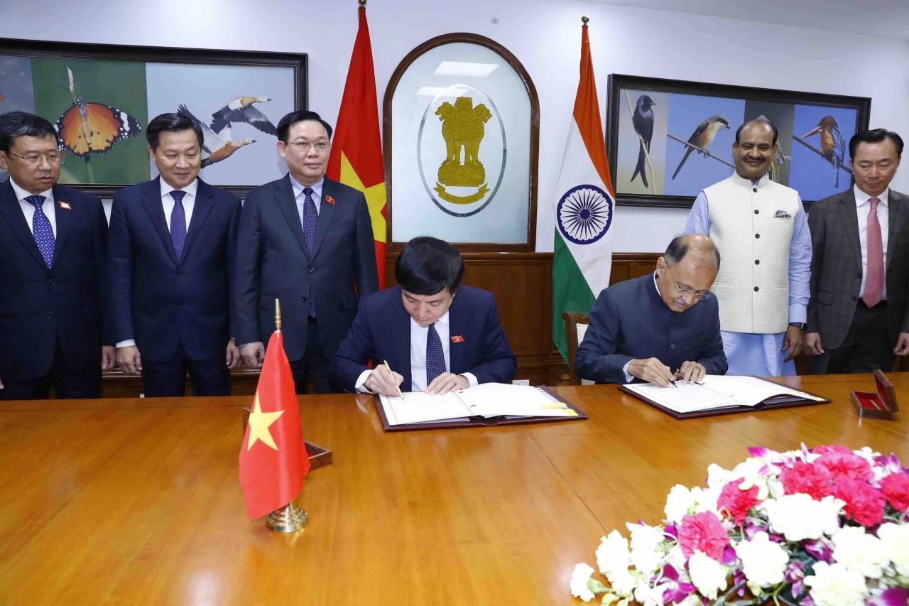 Điểm sáng hợp tác nghị viện Việt Nam-Ấn Độ