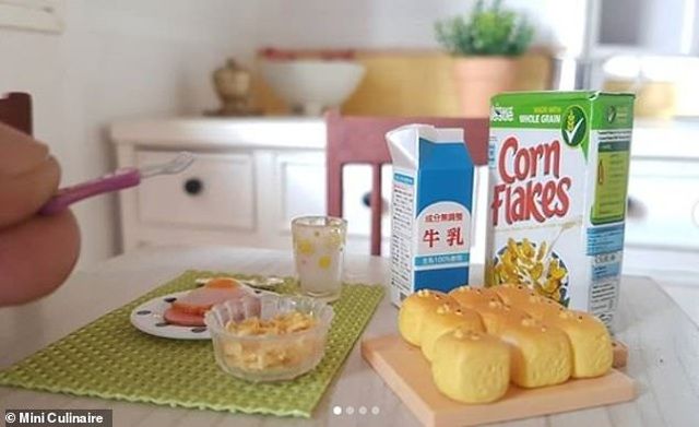 me hoac voi nhung mon an chi be bang dau ngon tay