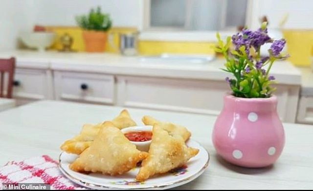 me hoac voi nhung mon an chi be bang dau ngon tay