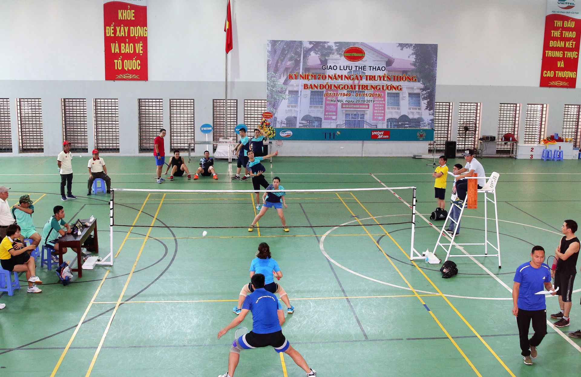 giao luu the thao chao mung 70 nam ngay truyen thong ban doi ngoai trung uong