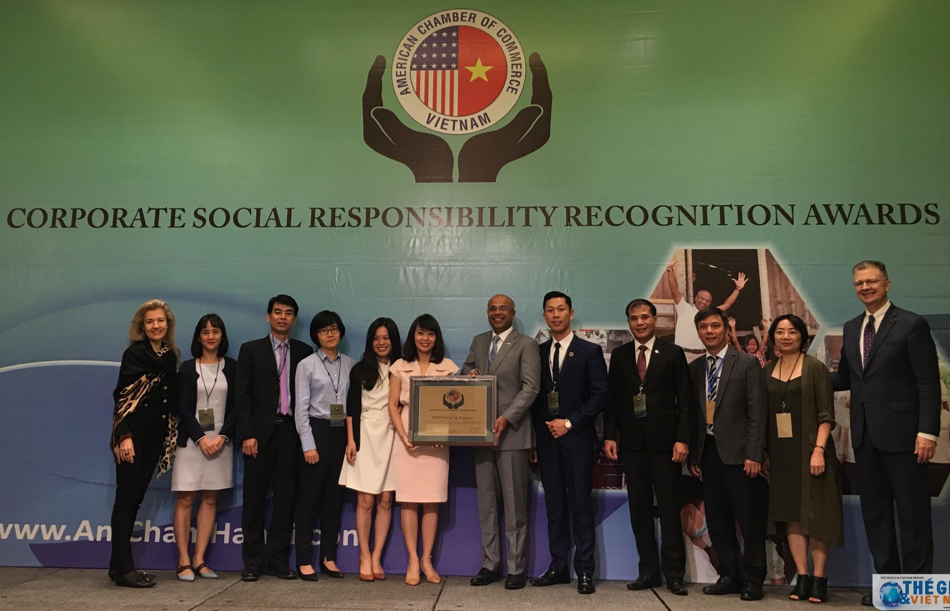 34 doanh nghiệp nhận giải thưởng CSR của AmCham