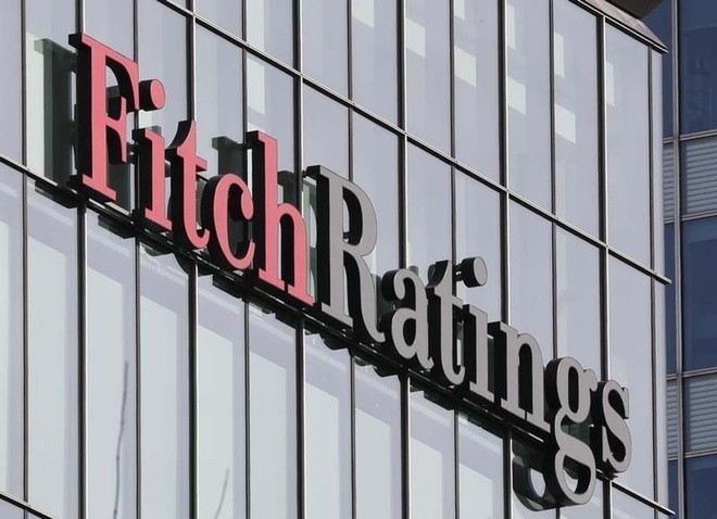 Logo của Fitch Ratings tại khu tài chính Canary Wharf ở London, Anh. (Nguồn: Reuters) Logo của Fitch Ratings tại khu tài chính Canary Wharf ở London, Anh. (Nguồn: Reuters)