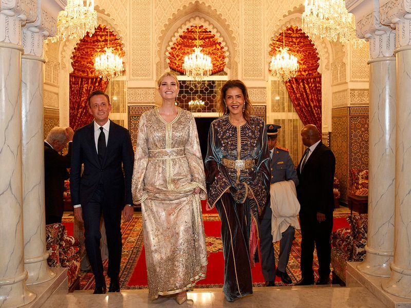 phong cach thoi trang ngoai giao cua ai nu tong thong my ivanka trump tai morocco