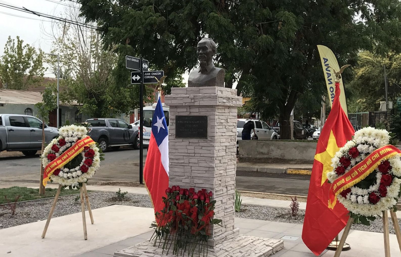 Lễ khánh thành công trình chỉnh trang, làm mới công viên Hồ Chí Minh tại Chile