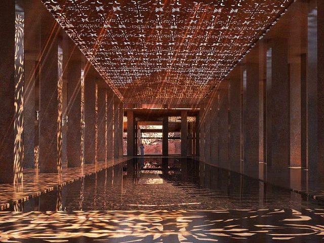 Du lịch Saudi Arabia: Choáng ngợp với khu nghỉ dưỡng nằm trong lòng núi đá sa thạch nghìn năm tuổi