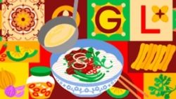 Phở Việt Nam được tôn vinh trên Google Doodle