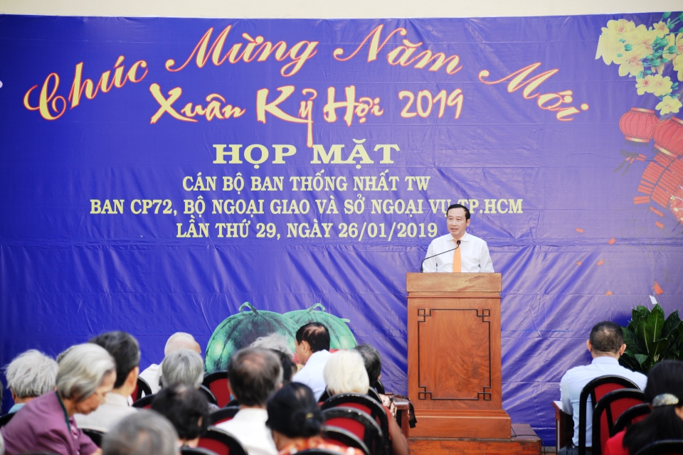 Họp mặt cựu cán bộ ngoại giao tại TP.Hồ Chí Minh nhân dịp Xuân Kỷ hợi 2019