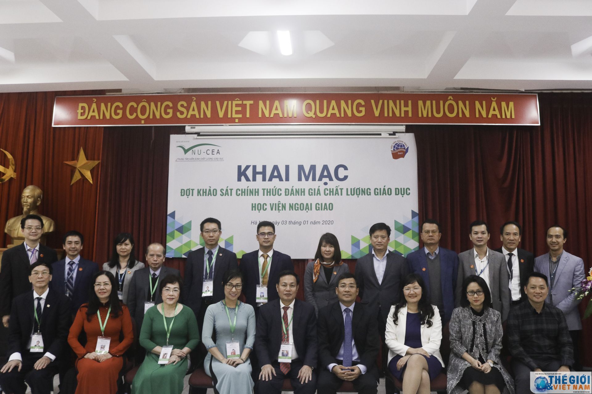 Khai mạc đợt Khảo sát chính thức đánh giá chất lượng giáo dục Học viện Ngoại giao