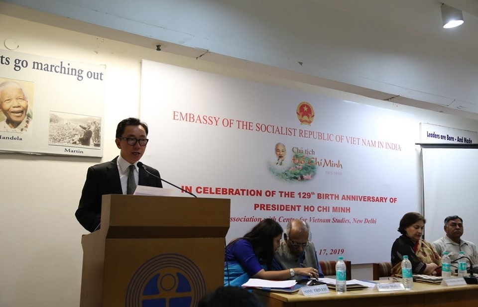 Kỷ niệm sinh nhật lần thứ 129 của Bác Hồ tại Ấn Độ