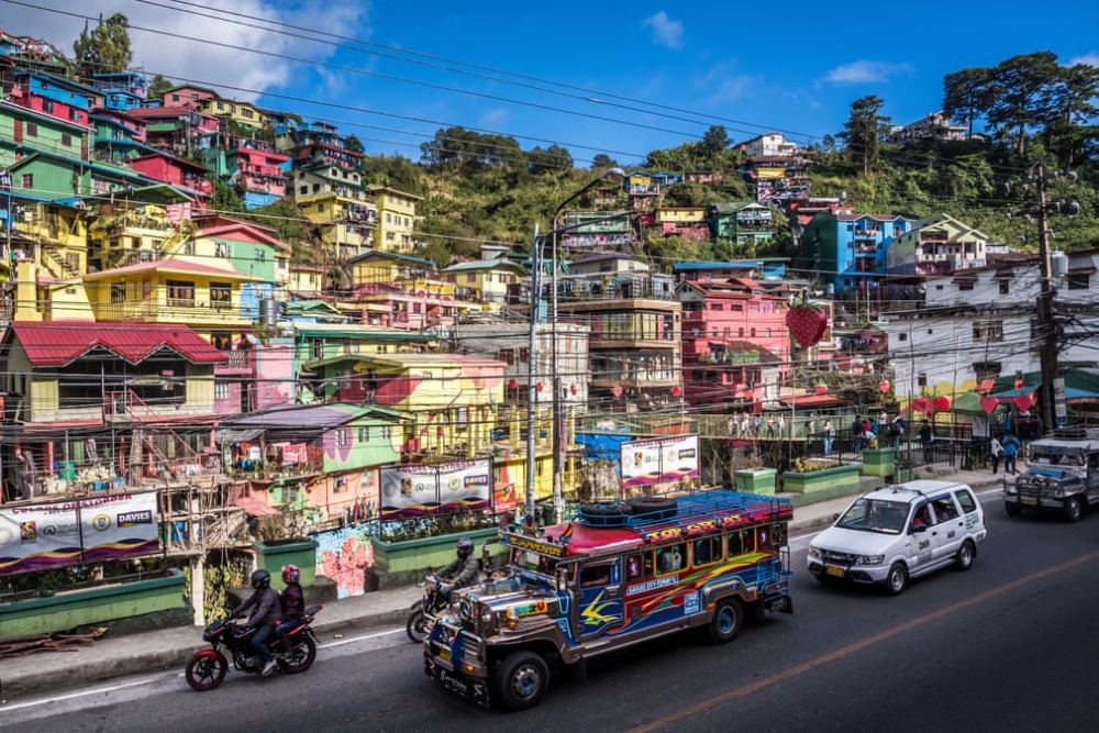 xe jeepney doc dao sap chia tay nguoi dan philippines