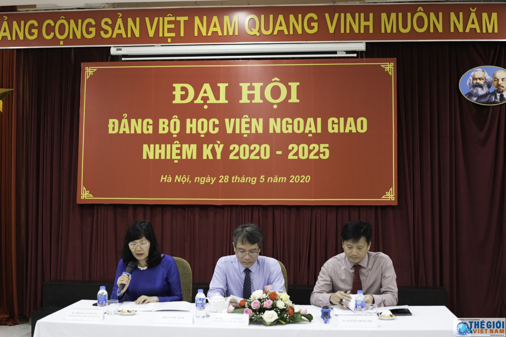 Học viện Ngoại giao tổ chức Đại hội Đảng bộ lần thứ XI nhiệm kỳ 2020-2025 hoc vien ngoai giao to chuc dai hoi dang bo lan thu xi nhiem ky 2020 2025