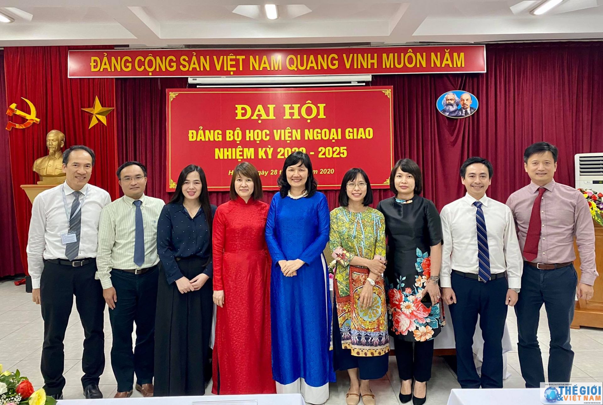 Học viện Ngoại giao tổ chức Đại hội Đảng bộ lần thứ XI nhiệm kỳ 2020-2025 hoc vien ngoai giao to chuc dai hoi dang bo lan thu xi nhiem ky 2020 2025
