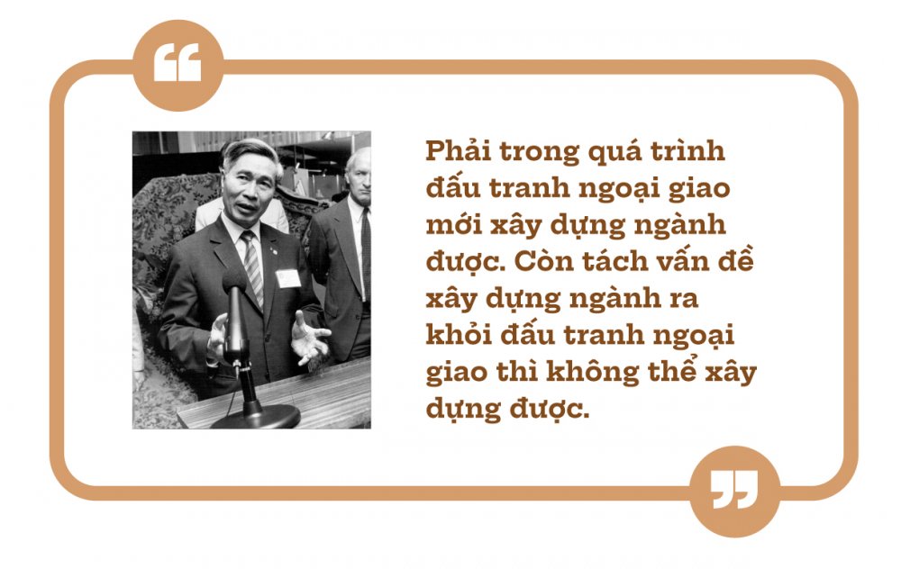 Bộ trưởng Nguyễn Cơ Thạch với công tác xây dựng ngành: Những di sản ngoại giao còn mãi