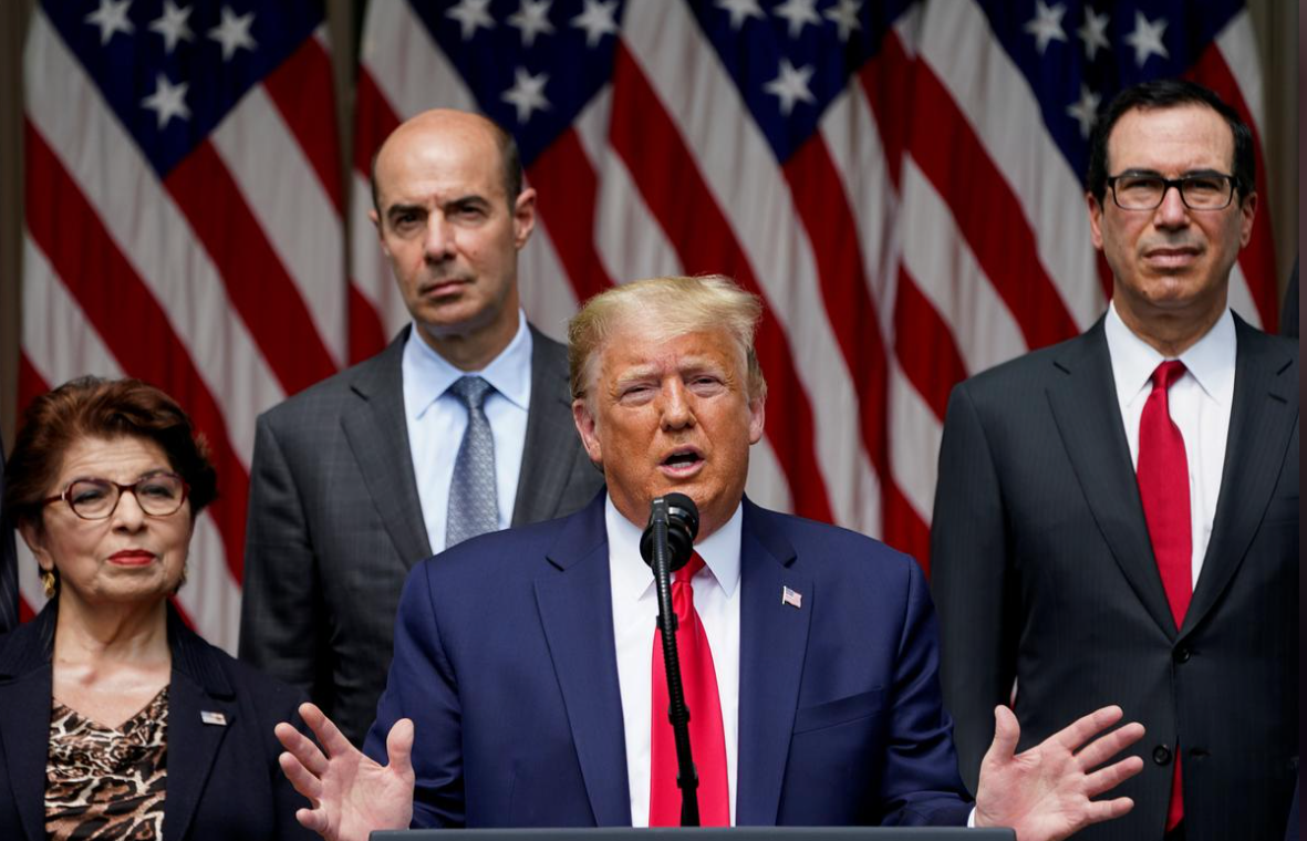 Tổng thống donald trump lạc quan về đà phục hồi của kinh tế mỹ hậu covid-19