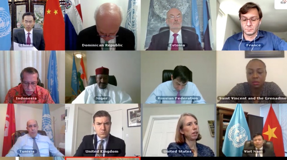 Đại sứ Đặng Đình Quý, Trưởng Phái đoàn thường trực Việt Nam tại LHQ tham dự cuộc họp. 2511 vna potal hoi dong bao an thao luan truc tuyen ve 6 thang hoat dong cua van phong lien hop quoc tai khu vuc tay phi va sahel unowas4863268