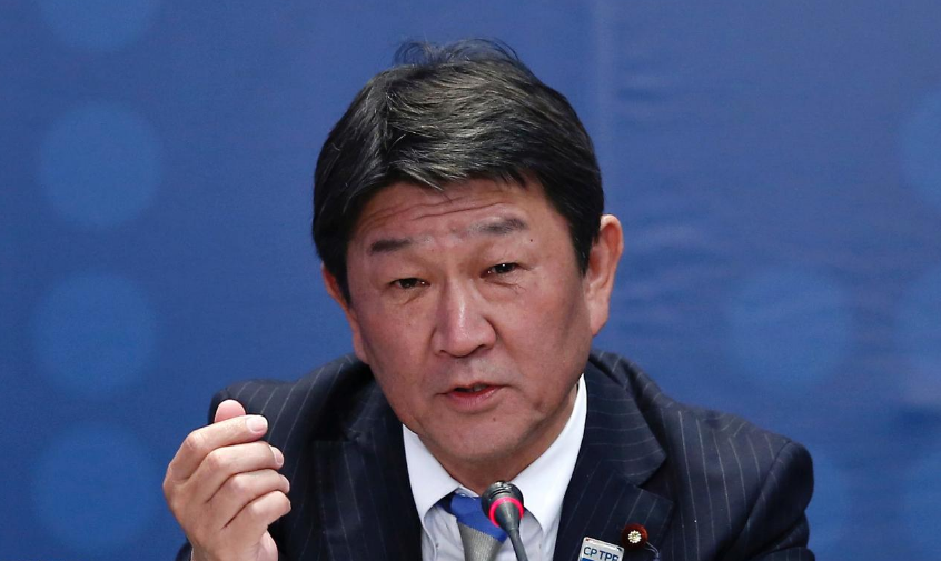 Japanese Foreign Minister Motegi Toshimitsu at a virtual meeting on COVID-19 in Tokyo (Photo: AFP/VNA) 2657-untitled