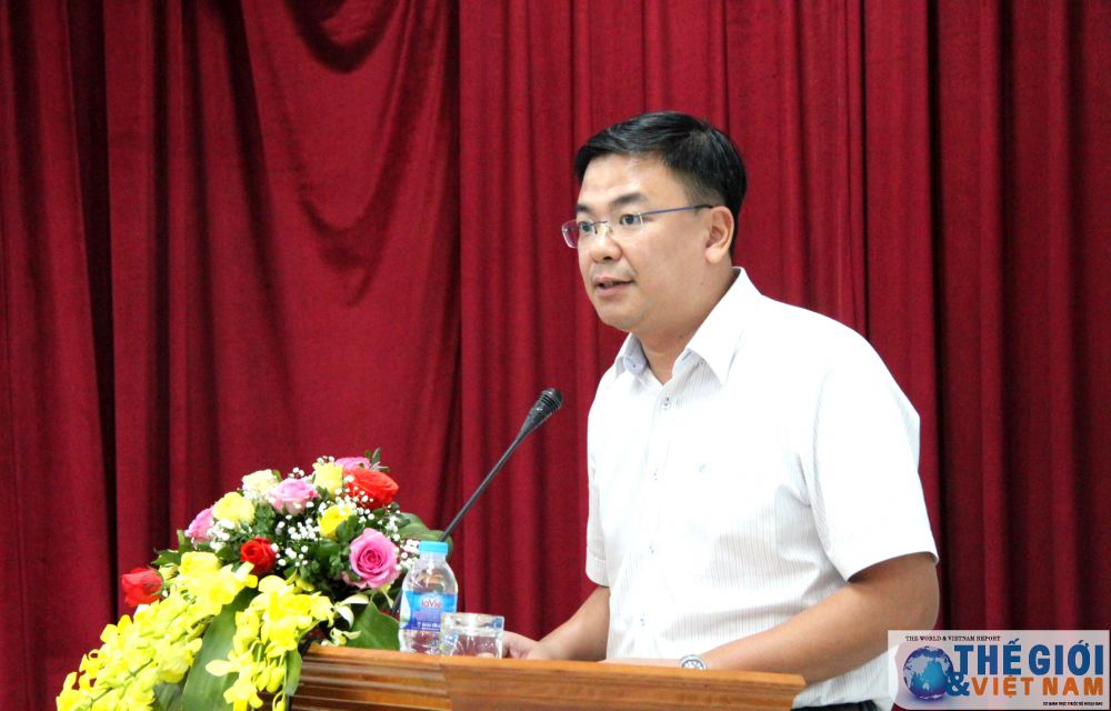 : Đồng chí Phạm Quang Hiệu - Trợ lý Bộ Trưởng, Vụ trưởng Vụ Tổ chức cán bộ phát biểu chỉ đạo Hội nghị 3149-anh-2-hdt-dav1308