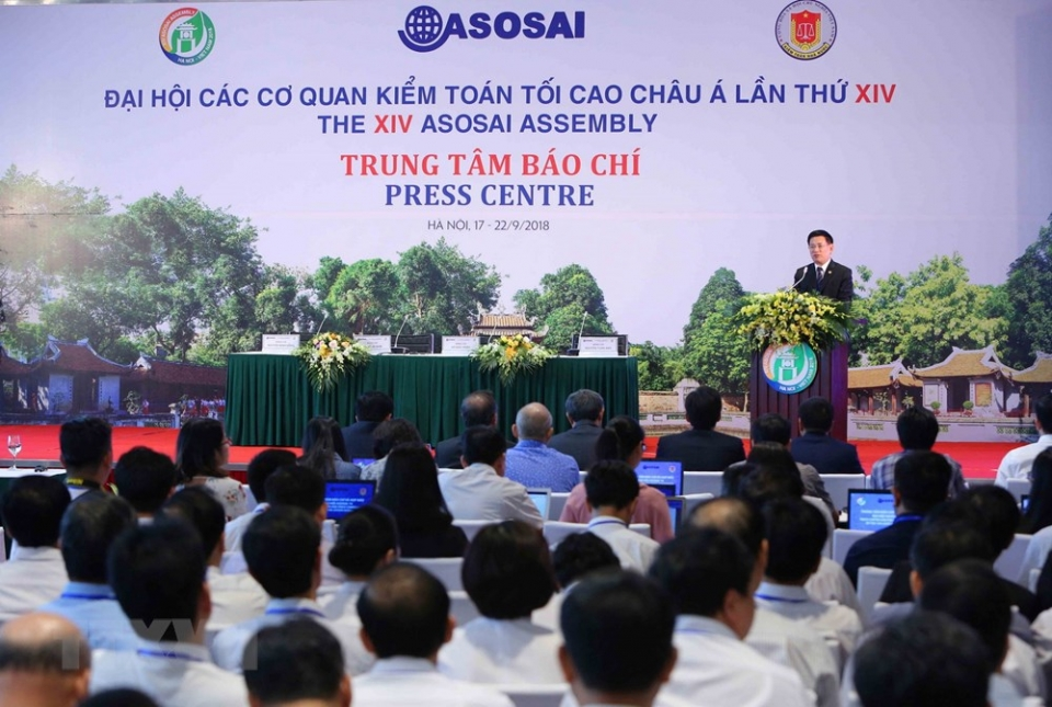 Khai trương Trung tâm Báo chí và họp báo về Đại hội ASOSAI 14