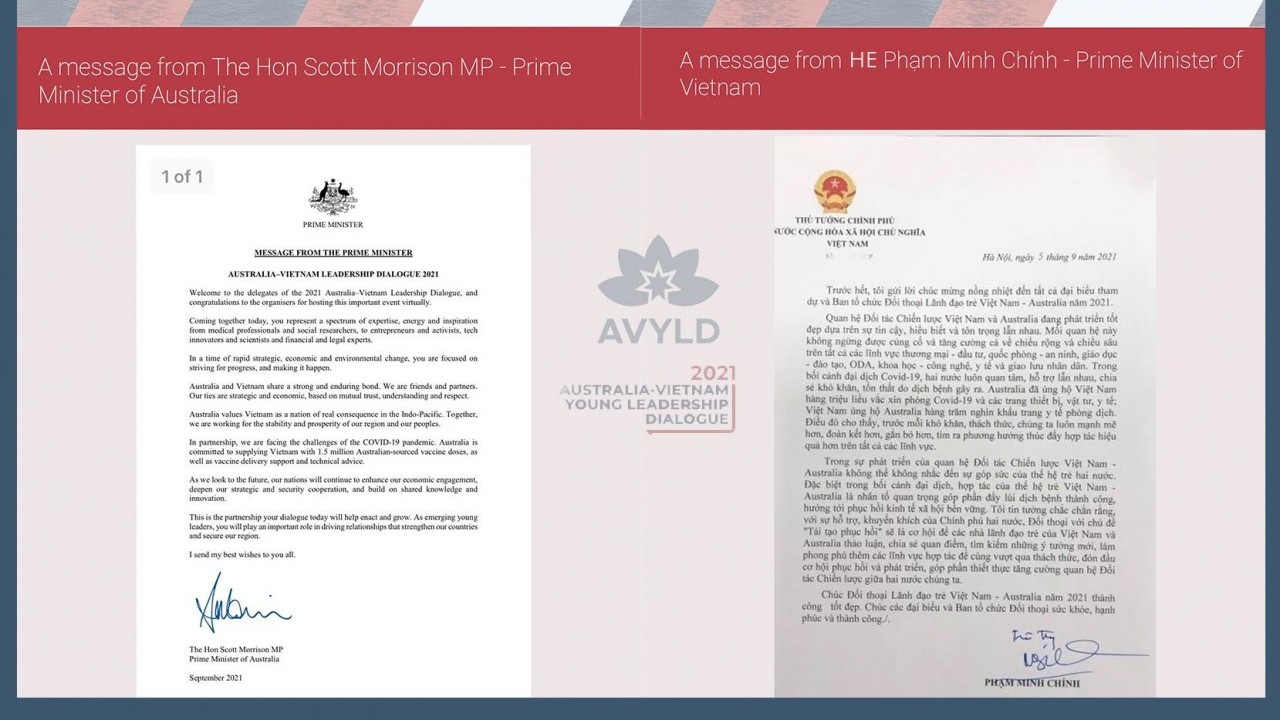 Đối thoại lãnh đạo trẻ Australia-Việt Nam năm 2021: 'Tái tạo phục hồi' nhằm mục tiêu phát triển bền vững