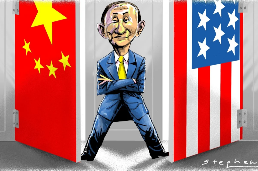 tan thu tuong nhat ban va bai toan trung lap trong canh tranh my trung