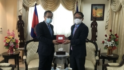 Đại sứ Việt Nam tại Thái Lan Phan Chí Thành chào xã giao Đại sứ các nước ASEAN