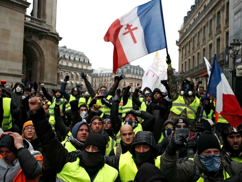 Cảnh sát ​Pháp bắt giữ thủ lĩnh "Áo vàng" Eric Drouet