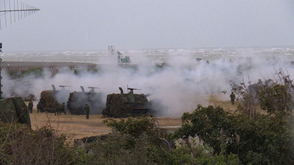 ​Đài Loan (Trung Quốc) tập trận bắn đạn thật