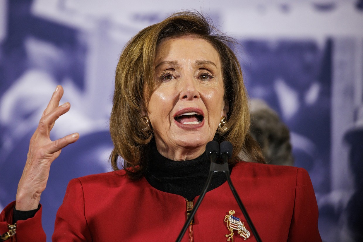 Tuyên bố tranh cử vào Quốc hội, Chủ tịch Hạ viện Mỹ nói 'vì nhân dân và nền dân chủ'. (Nguồn: Getty Images)