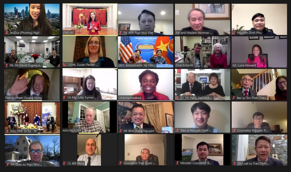 Cộng đồng người Việt cùng bạn bè Mỹ và quốc tế vui đón Tết Tân Sửu 2021 Cộng đồng người Việt cùng bạn bè Mỹ và quốc tế vui đón Tết Tân Sửu 2021